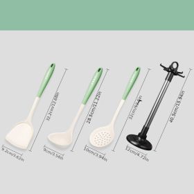 4pcs/5pcs/7pcs Food Grade Silicone Spatula Non-stick Pan Special Cooking Shovel; Kitchen Utensils Set; Household Soup Spoon Leak Spoon; Kitchen T (Quantity: Spatula Set Of 4)