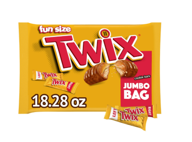 Twix Caramel Fun Size Chocolate Cookie Candy Bars, 18.28 oz Bag (Twix Caramel: 578410887ref)